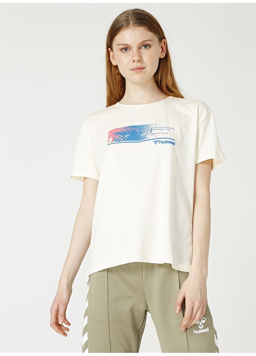 Hummel MESTAN T-SHIRT Beyaz Kadın T-Shirt 911330-9024 3
