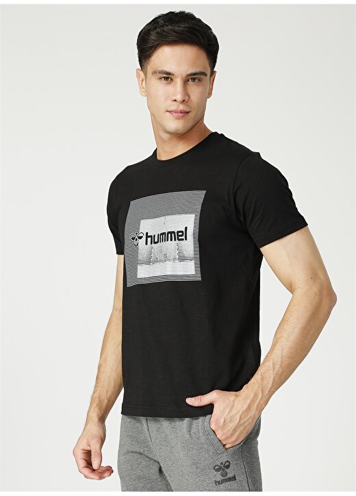 Hummel MISQUET Koyu Gri Erkek T-Shirt 911332-2001 3