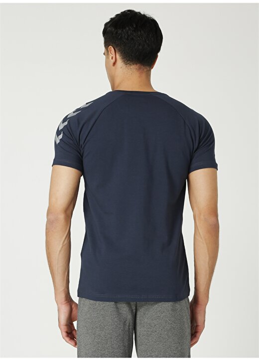 Hummel Koyu Gri Erkek T-Shirt 4