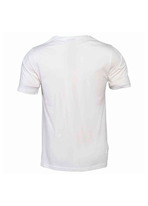 Hummel O Yaka Kısa Kol Baskılı Beyaz Erkek T-Shirt 3