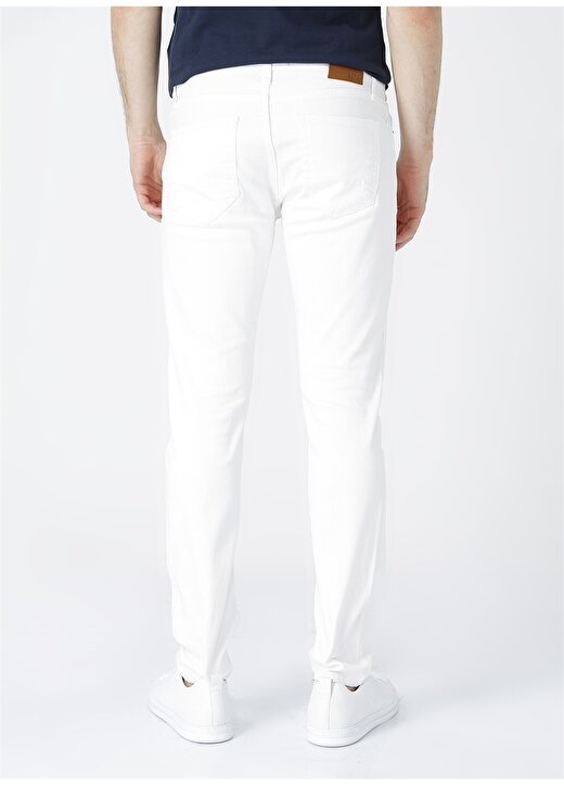Aeropostale Basic Beyaz Erkek Denim Pantolon DN846 4