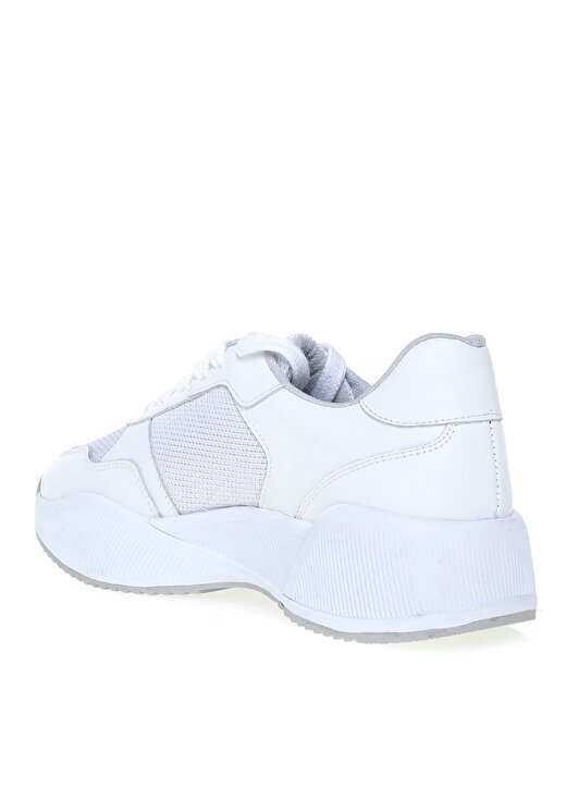 Cotton Bar Beyaz Deri + Tekstil Sneaker 2