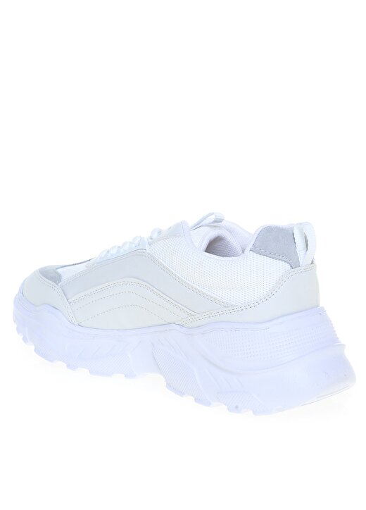 Fabrika Deri Beyaz Kadın Sneaker 2