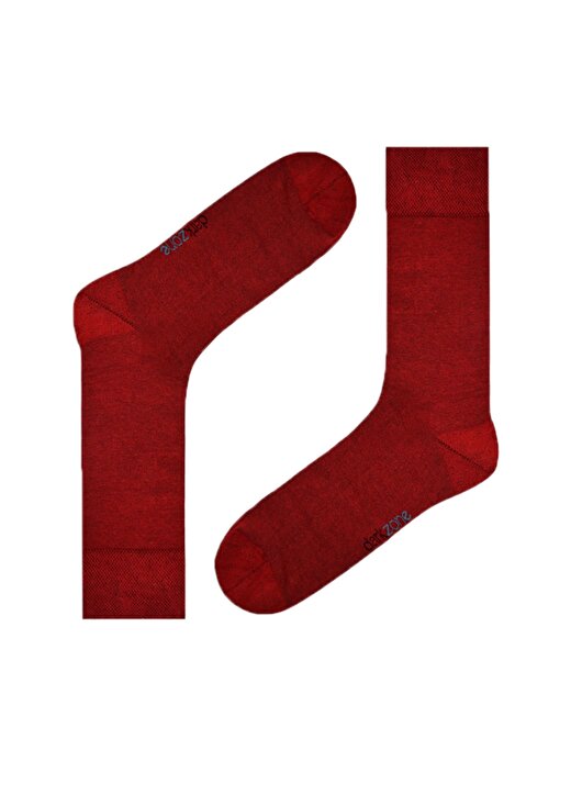 Darkzone 1 Adet Kırmızı Erkek Çorap 1