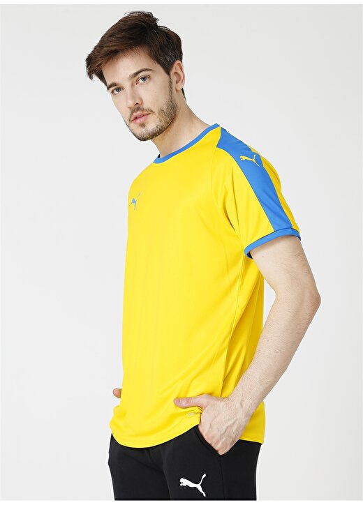 Puma 70341717 Liga Jersey Mavi - Sarı Erkek T-Shirt 2