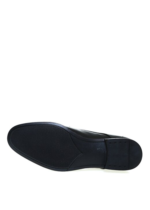 Fabrika Deri Siyah Erkek Klasik Ayakkabı HOPER 3