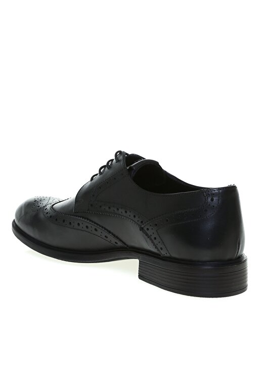 Fabrika Deri Siyah Erkek Klasik Ayakkabı SAEKO 2