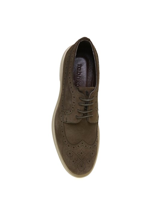 Fabrika Bağcıklı Kahverengi Erkek Klasik Ayakkabı 4
