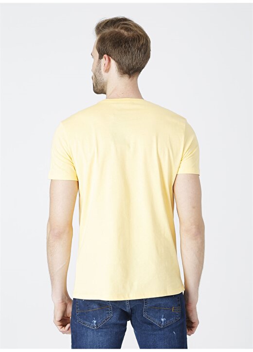 Limon Bisiklet Yaka Regular Fit Erkek T-Shirt 3