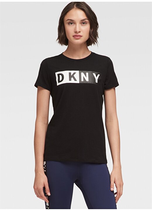 Dkny Jeans Logolu Siyah T-Shirt 3