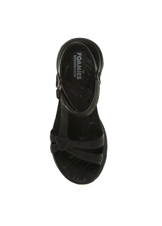 Skechers 111101 Bkgy Go Walk 5 Siyah - Gri Kadın Sandalet 4