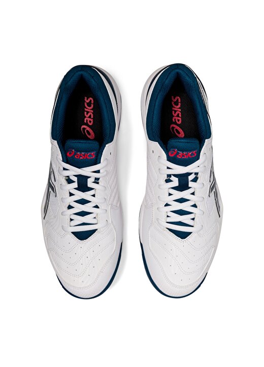 Asics 1041A074-104 Beyaz-Mavi Erkek Tenis Ayakkabısı 4