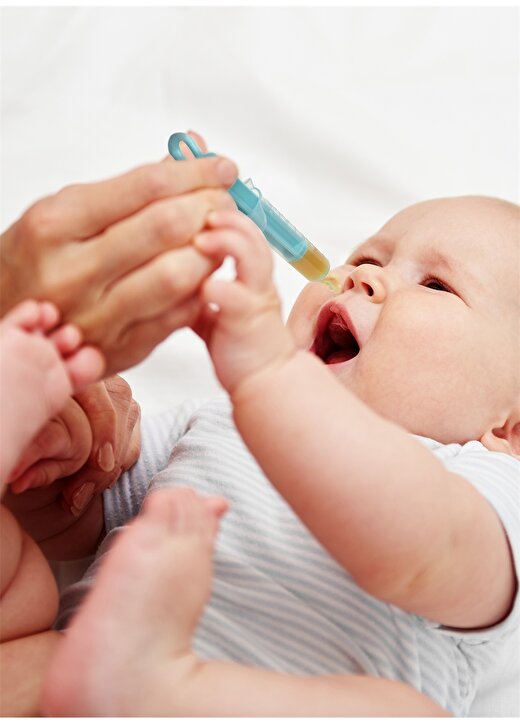 Mycey Kız Bebek Turkuaz İlaç Ve Vitamin Kaşığı 4
