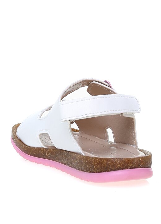 Mammaramma Beyaz Kız Bebek Sandalet K15-RHODE 2