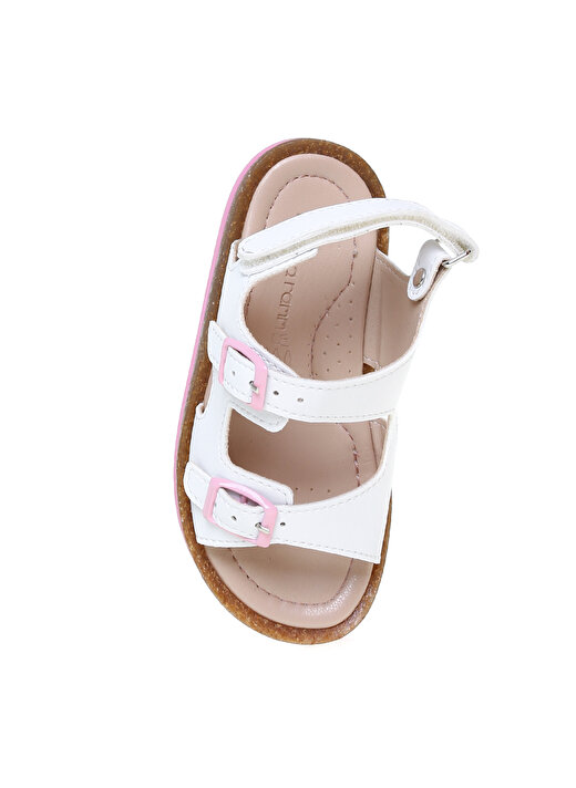 Mammaramma Beyaz Kız Bebek Sandalet K15-RHODE       4