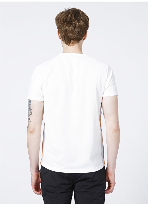 Fabrika Bisiklet Yaka Beyaz Erkek T-Shirt - AMOS 4