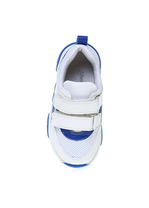 Limon Beyaz - Mavi Erkek Çocuk Yürüyüş Ayakkabısı LEPARDE 4
