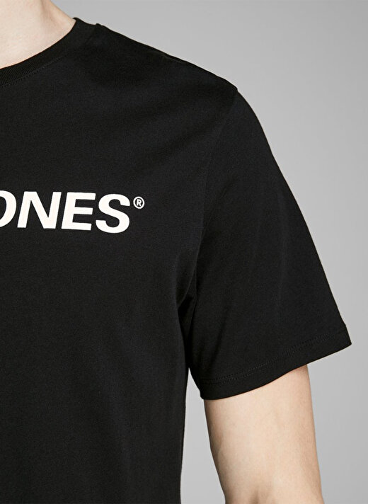 Jack & Jones 12137126 Siyah Erkek T-Shirt 4
