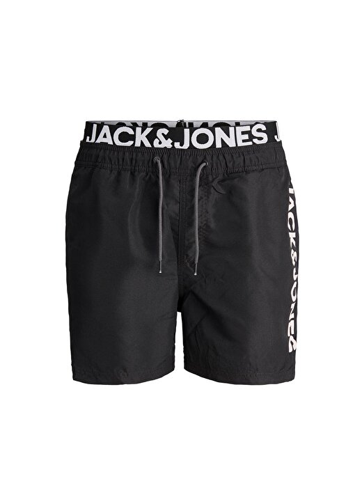 Jack & Jones %50 Geri Dönüştürülmüş Cepdetaylı Siyah Erkek Şort 1