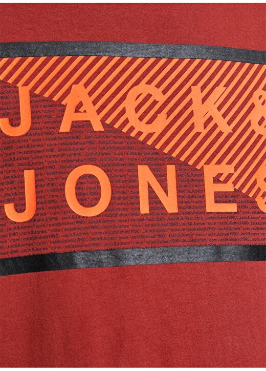 Jack & Jones 12185035 Açık Bordo Erkek T-Shirt 3
