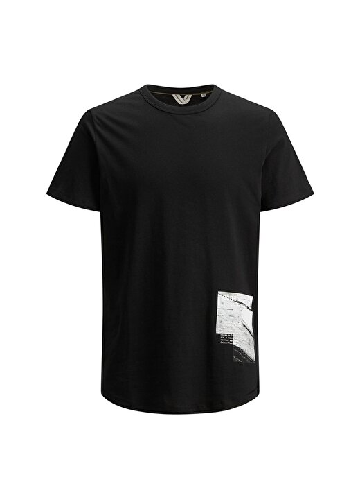 Jack & Jones Erkek Siyah T-Shirt 1