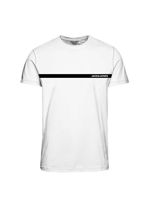 Jack & Jones 12195824 Beyaz Erkek T-Shirt 1