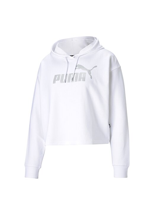 Puma Kadın Beyaz-Gümüş Sweatshirt 1