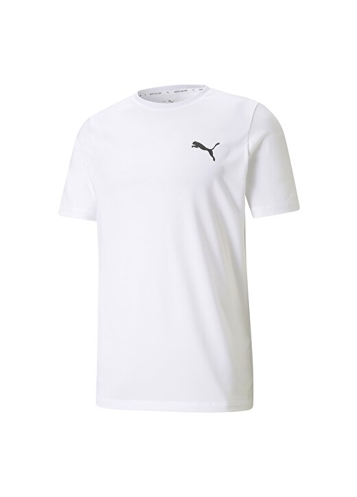 Puma 58672502 Active Small Logo Tee Beyaz Erkek T-Shirt 1