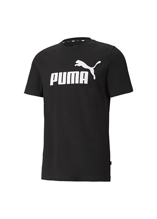 Puma Siyah Baskılı Erkek T-Shirt 4