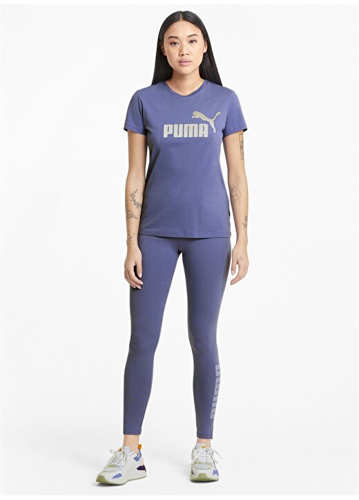 Puma Lila Baskılı Kadın T-Shirt 2