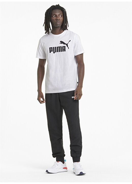 Puma Erkek Bisiklet Yaka Kısa Kollu Beyaz T-Shirt 2