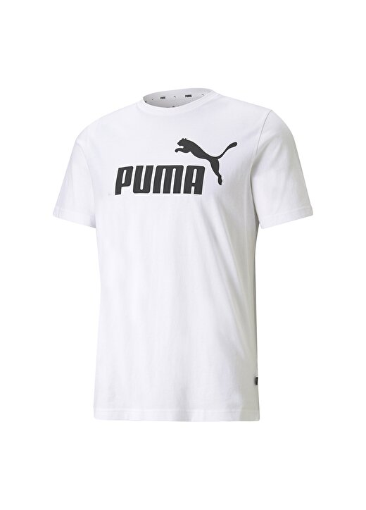 Puma Erkek Bisiklet Yaka Kısa Kollu Beyaz T-Shirt 4