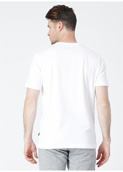 Puma 58191002 Flock Graphic Tee Beyaz Erkek T-Shirt 4
