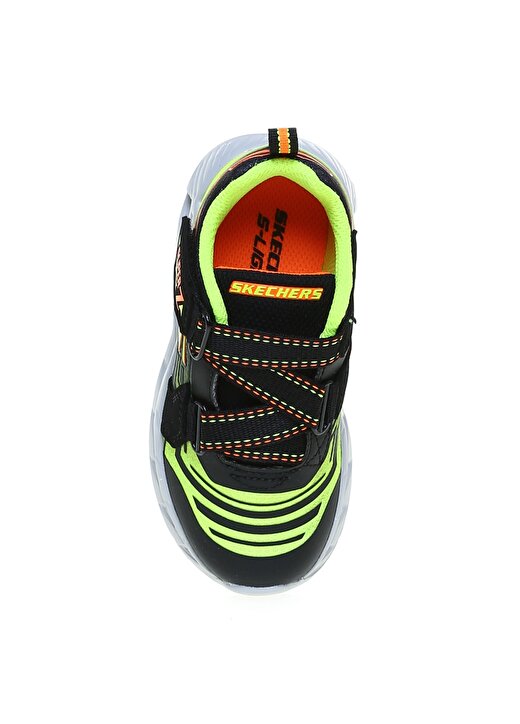 Skechers 401501N Bkyl Magna Siyah - Sarı Erkek Çocuk Yürüyüş Ayakkabısı 4