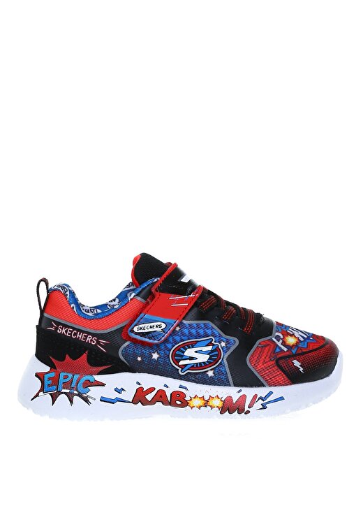 Skechers 402101N Rdbk Dynamight Kırmızı - Siyah Erkek Çocuk Yürüyüş Ayakkabısı 1