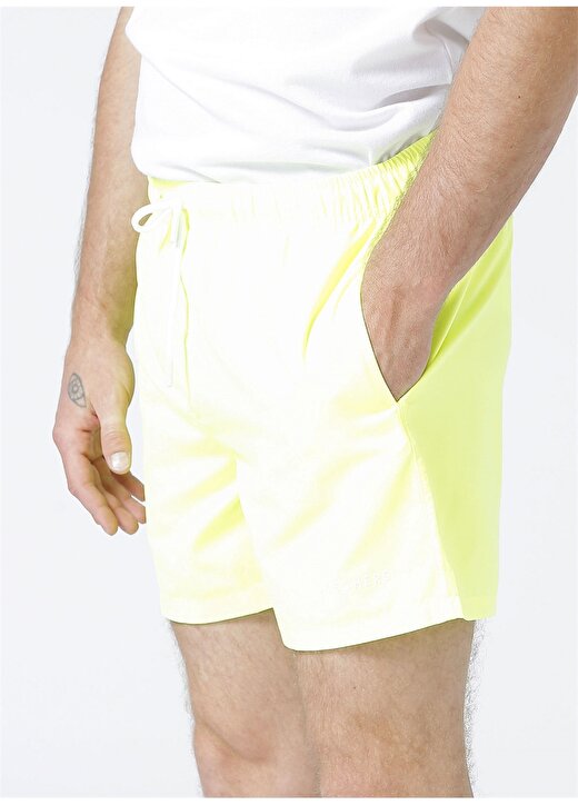 Skechers Neon Yeşil Erkek Şort Mayo S211654-302 Swimwear M 5 Inch Short 3