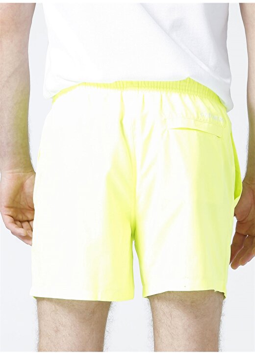 Skechers Neon Yeşil Erkek Şort Mayo S211654-302 Swimwear M 5 Inch Short 4