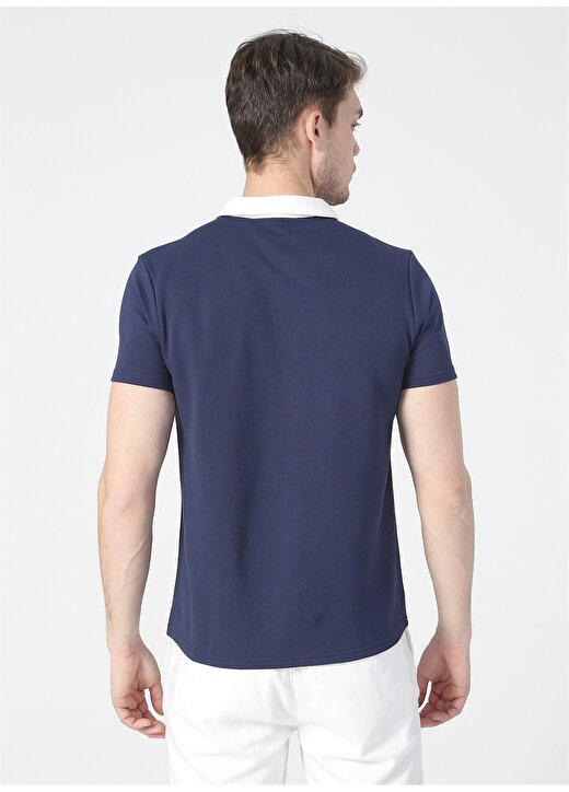Fabrika Basic Düz Lacivert Erkek Polo T-Shirt - ADONIS 4