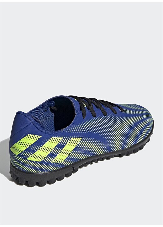 Adidas Erkek Çocuk Mavi-Sarı-Siyah Halısaha Ayakkabısı 3