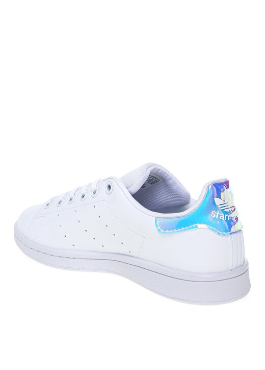 Adidas Beyaz - Gümüş Kız Çocuk Yürüyüş Ayakkabısı FX7521 STAN SMITH J 2
