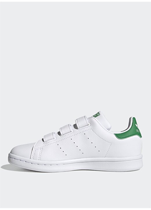 Adidas Beyaz - Yeşil Erkek Çocuk Yürüyüş Ayakkabısı FX7534 STAN SMITH CF C 3
