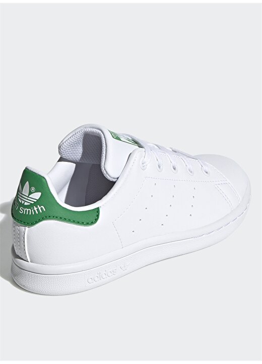 Adidas Beyaz - Yeşil Erkek Çocuk Yürüyüş Ayakkabısı FX7524 STAN SMITH C 4