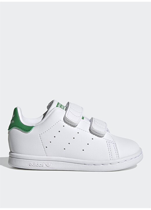 Adidas Beyaz - Yeşil Bebek Yürüyüş Ayakkabısı FX7532 STAN SMITH 1