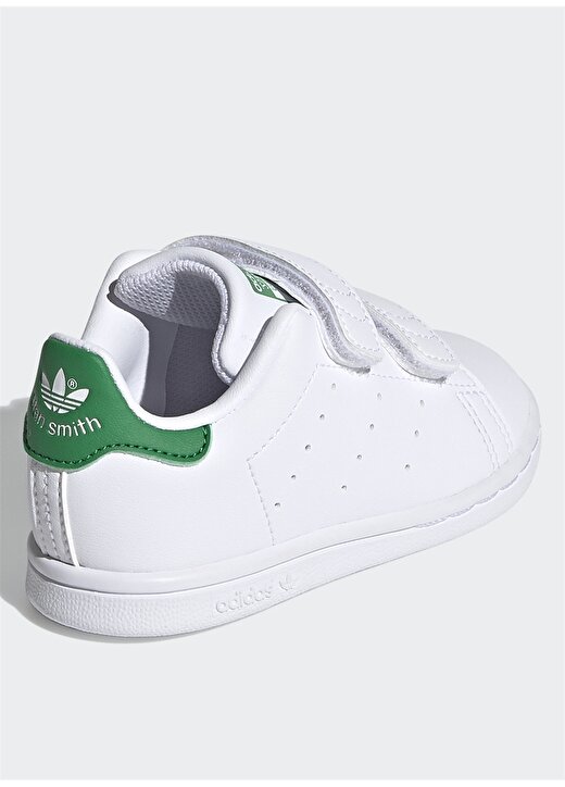 Adidas Beyaz - Yeşil Bebek Yürüyüş Ayakkabısı FX7532 STAN SMITH 4