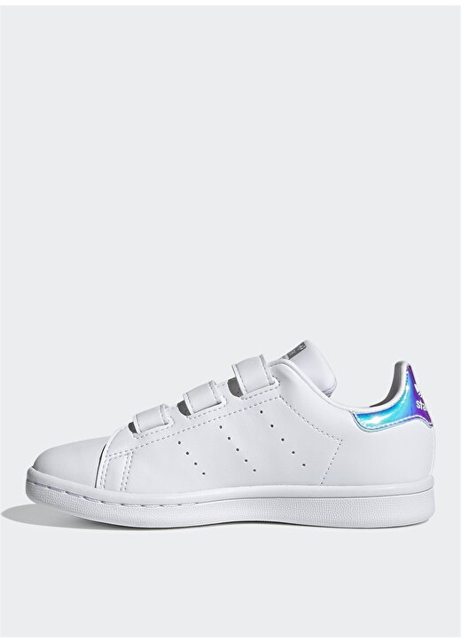 Adidas Beyaz - Gümüş Kız Çocuk Yürüyüş Ayakkabısı FX7539 STAN SMITH CF C 3