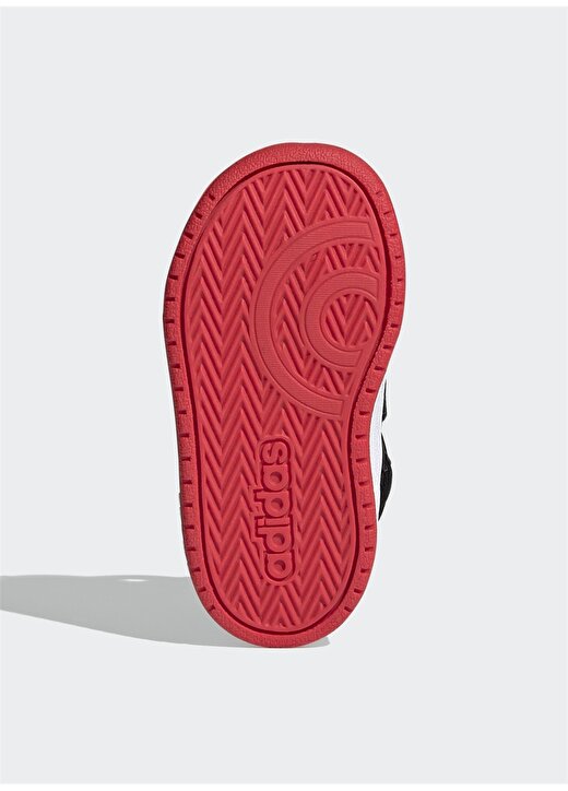 Adidas Fy9291 Hoops Mid 2 Siyah - Beyaz - Kırmızı Erkek Çocuk Yürüyüş Ayakkabısı 4