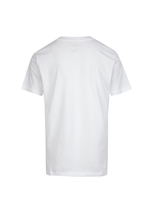 Nike Beyaz Erkek Çocuk Bisiklet Yaka Kısa Kollu Baskılı T-Shirt 954301-001 JDB SEASONAL CORE TEE 4 2