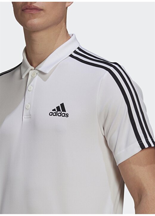 Adidas Beyaz Erkek Polo T-Shirt GM2138 M 3S PS 4