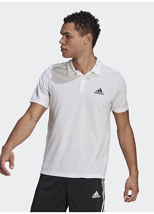 Adidas Beyaz Erkek Polo T-Shirt GM2154 M PL PS 1