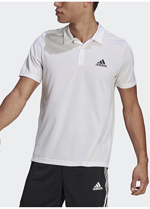 Adidas Beyaz Erkek Polo T-Shirt GM2154 M PL PS 2